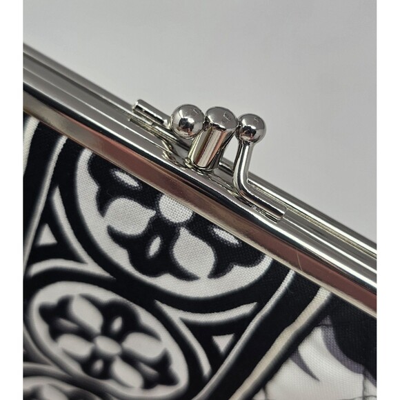 Vera Bradley Night & Day Quilted Retired Wallet Clutch Double Kisslock New 8.5x5 - Picture 3 of 11